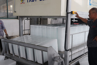 Wykonywanie maszyn do lodu 5T do lodówek maszyna do blokowania lodu z bezpośrednim chłodzeniem typu przemysłowego