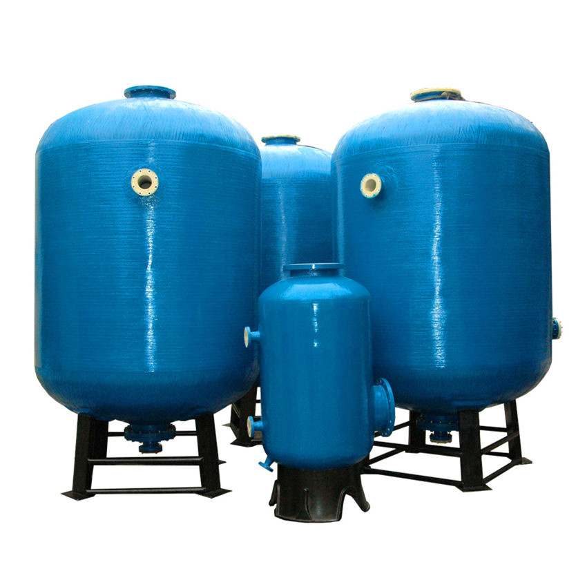 Uzdatnianie wody FRP RO Zbiornik ciśnieniowy Zbiornik do przechowywania wody Kolor niebieski